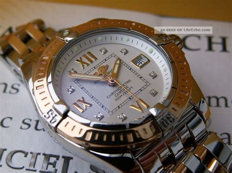 breitling damenuhr gold